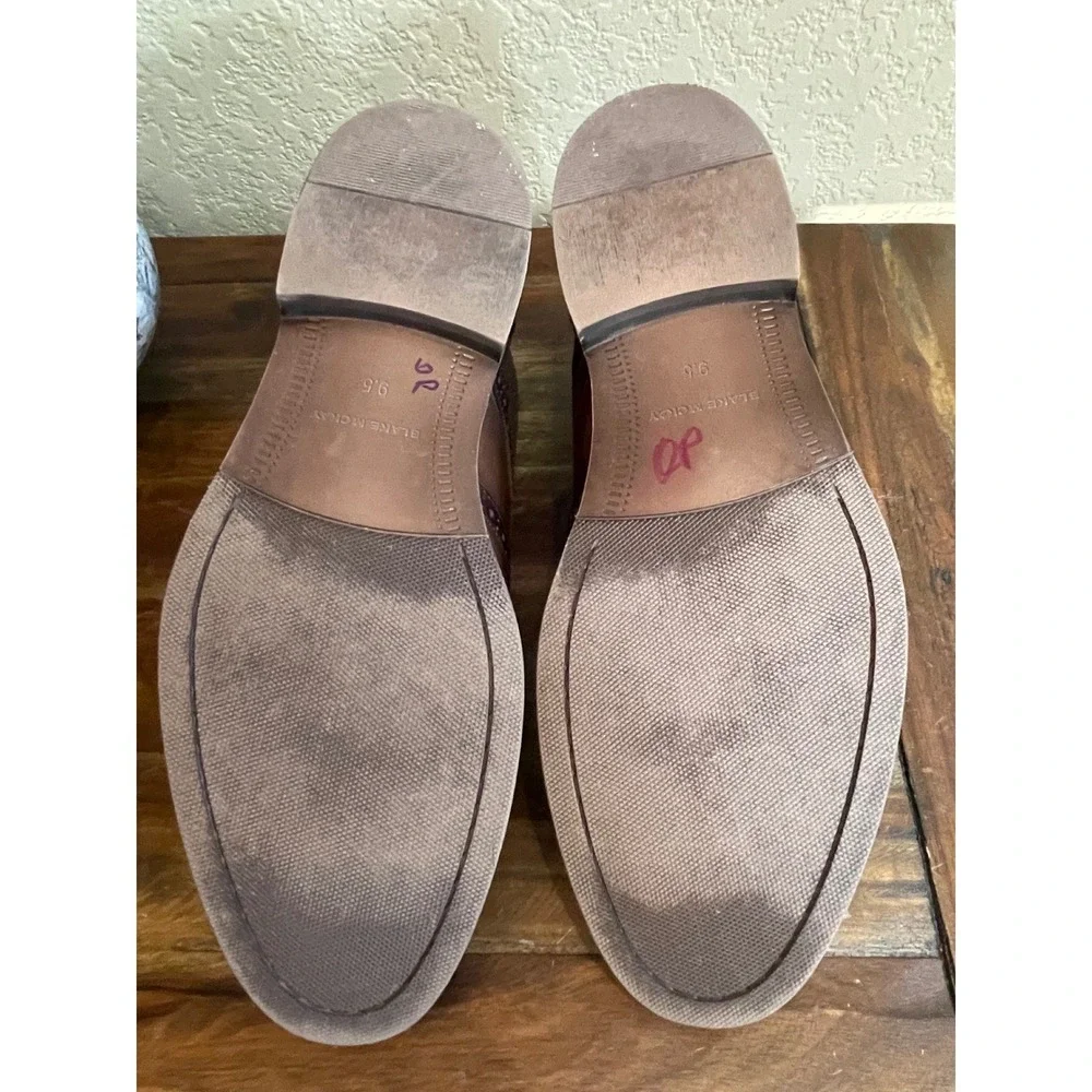 Blake McKay M‑Reid Brown Leather Wingtip Chukka Boots‎ Size 9.5 Lace‑Up